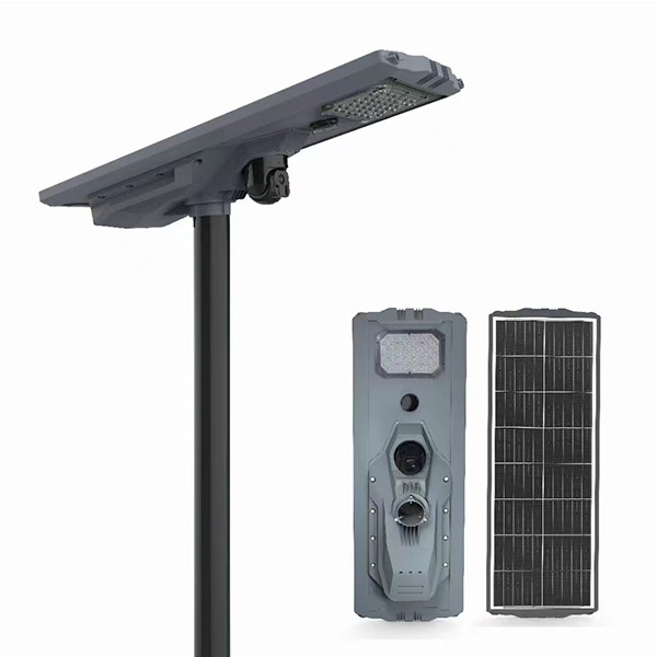 China Manufacture All In One Solar Street Light With 4G CCTV Camera 