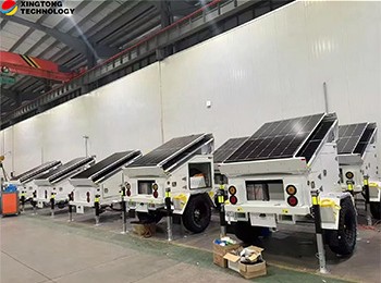 Mobile Solar Lighting Tower for Kunming Changshui International Airport