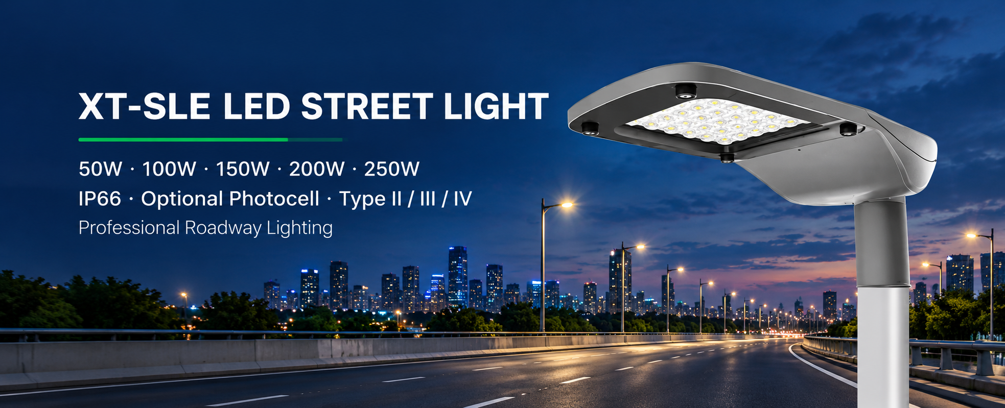 XT-SLE LED Street Light 50W-250W