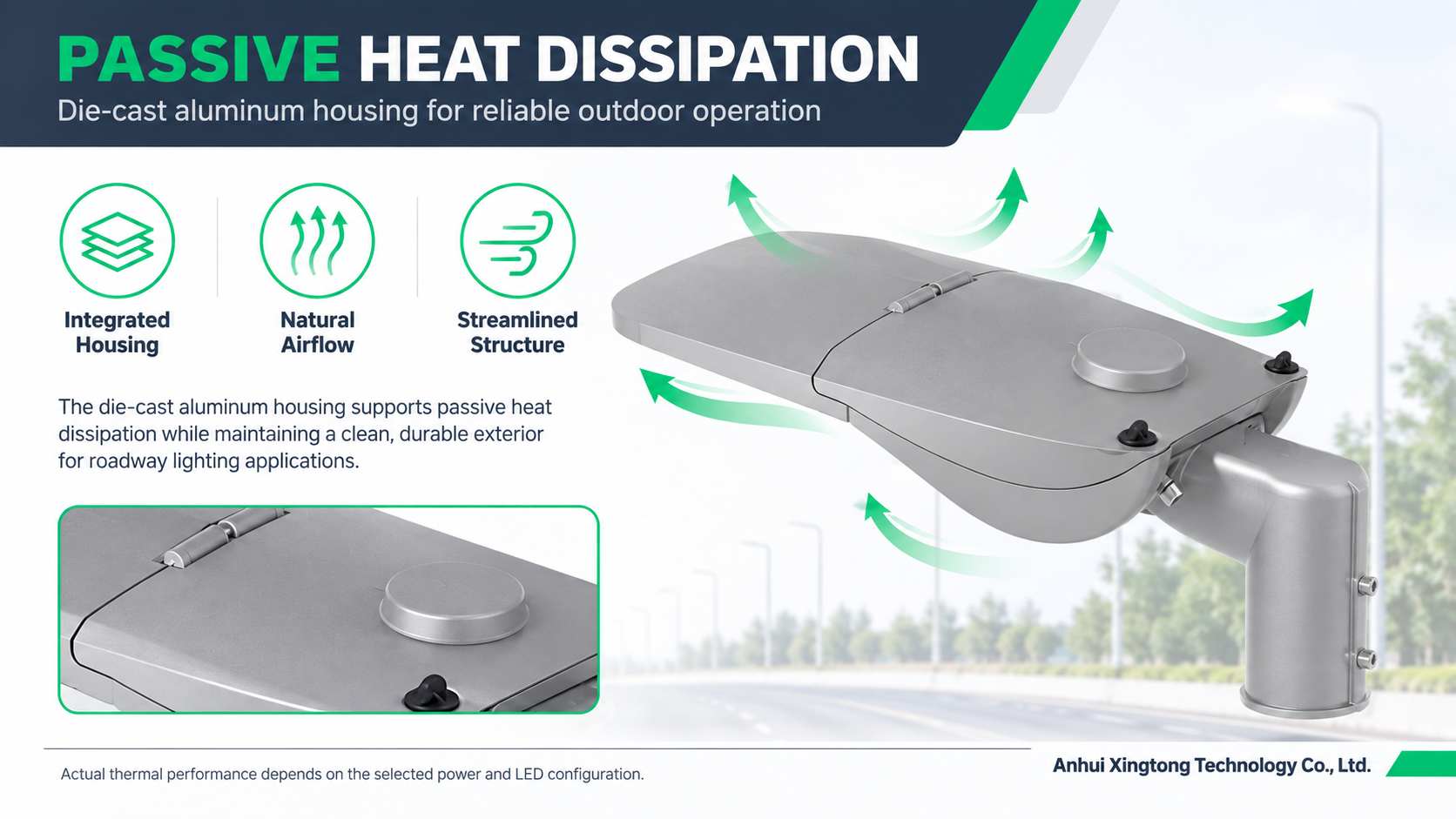 XT-SLE Passive Heat Dissipation
