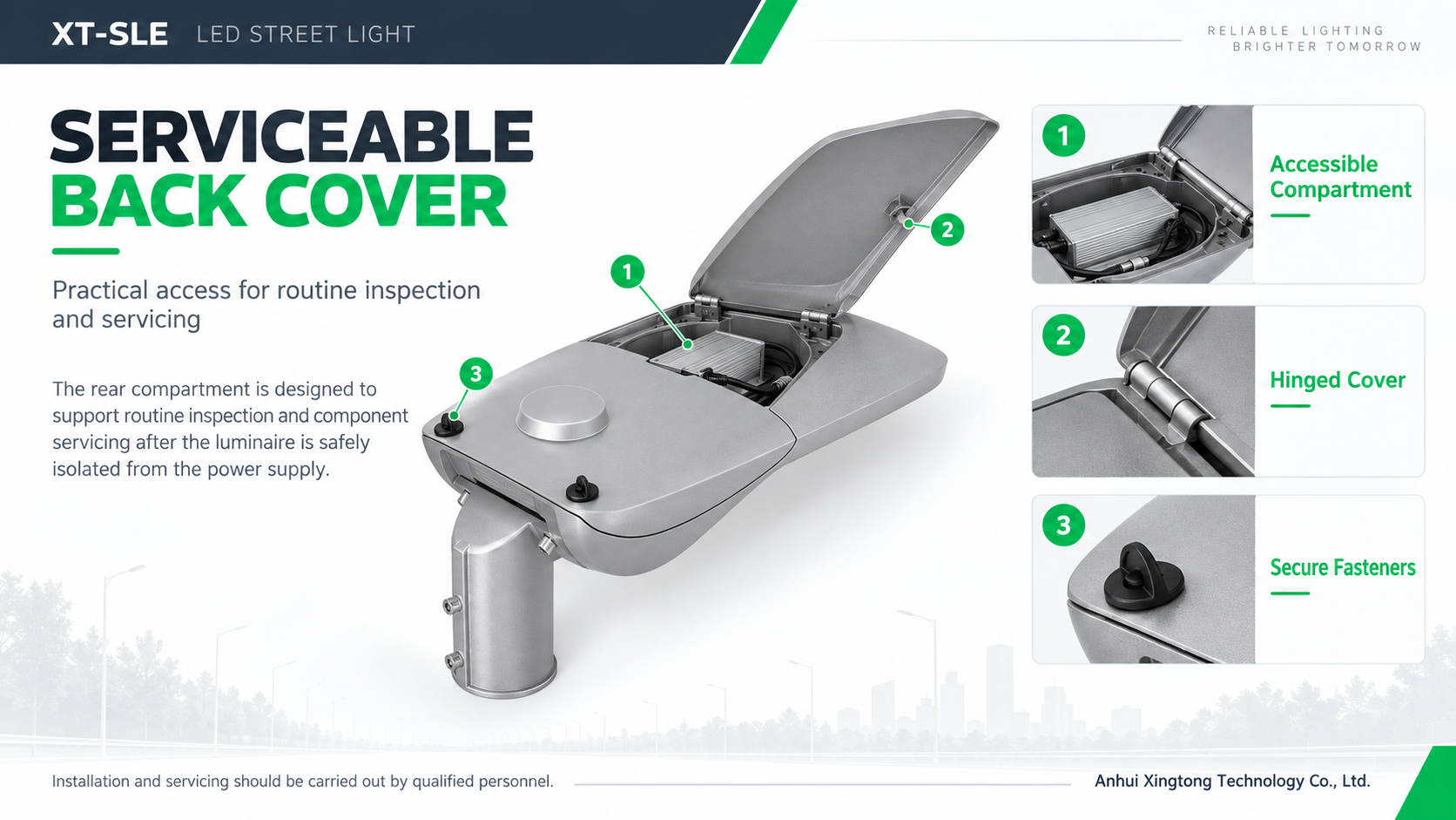 XT-SLE Serviceable Back Cover