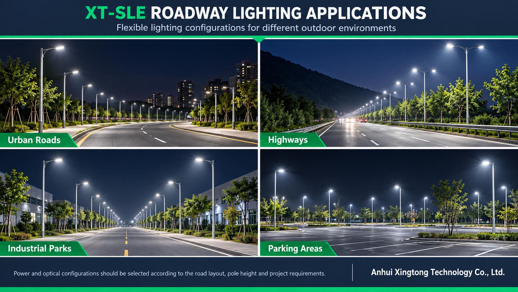 XT-SLE Roadway Lighting Applications