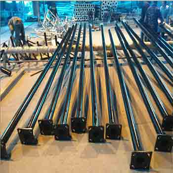 Outdoor galvanized Street Light Pole Q235 Street Lighting Pole lamp Post pole