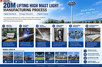 20m High Mast Light Manufacturing Process: A Complete Guide to High Mast Lighting Production
