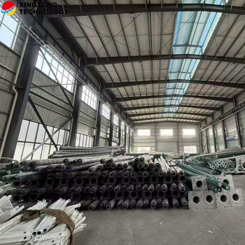 Anhui Xingtong Technology Showcases Lighting Poles and Components at Its Factory