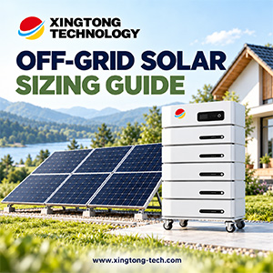 How to Size an Off-Grid Solar System: Inverter Power and Battery Capacity