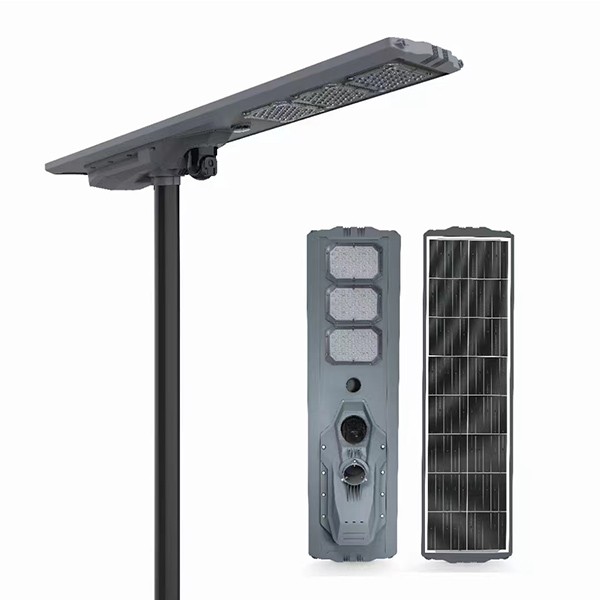 China Manufacture All In One Solar Street Light With 4G CCTV Camera 